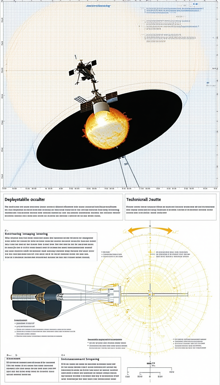 The Image Is A Diagram Of A Spacecraft, Showing The Various Components And Their Functions