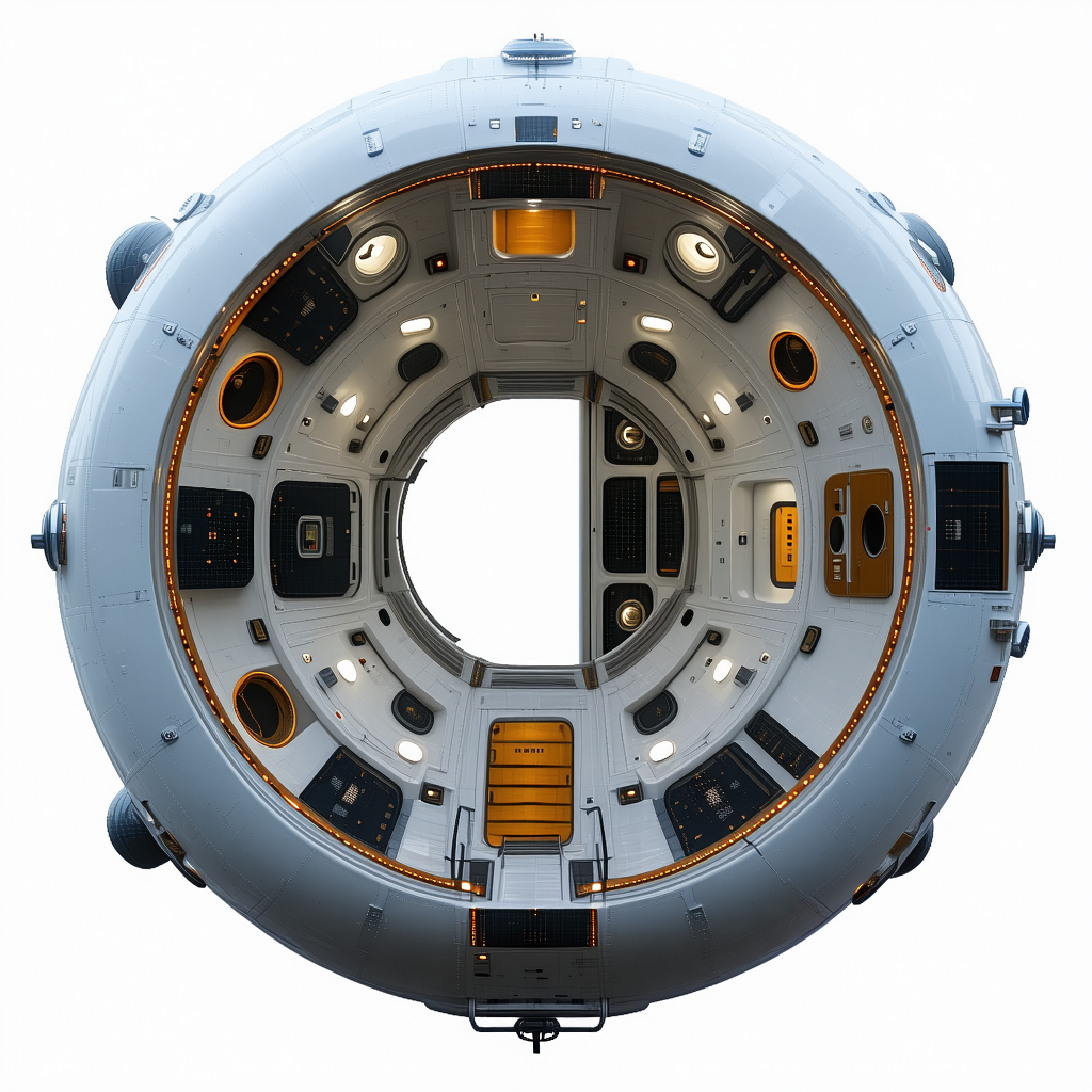 The Image Is A Close-up Of A Large, Round