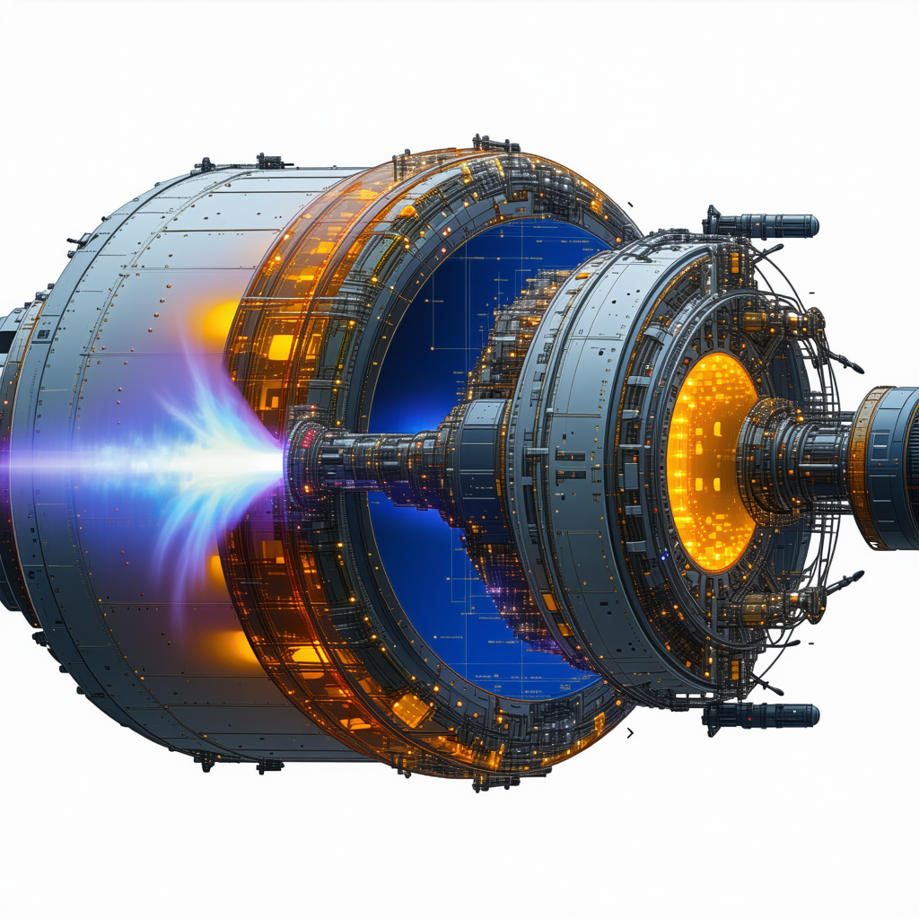 The Image Is A 3d Illustration Of A Large
