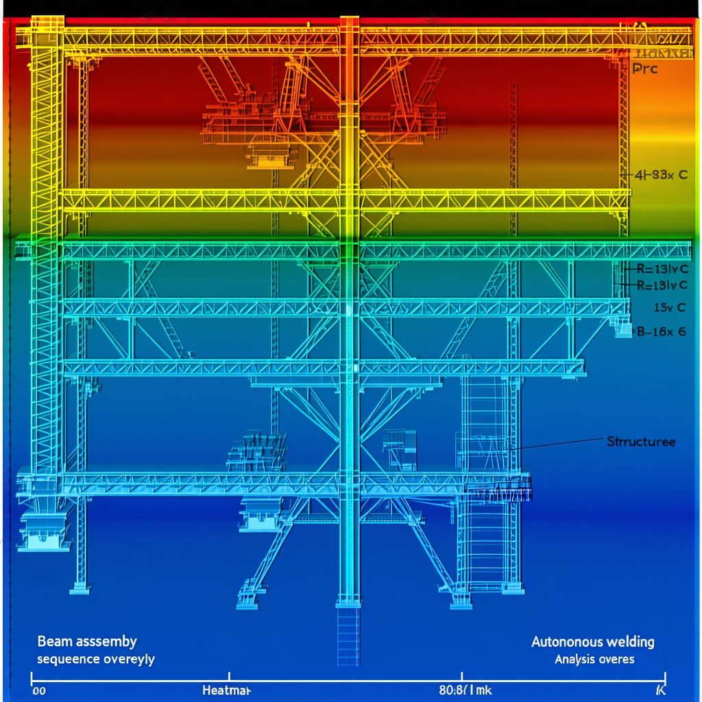 The Image Is A 3d Model Of A Large Structure, Possibly A Bridge Or A Building