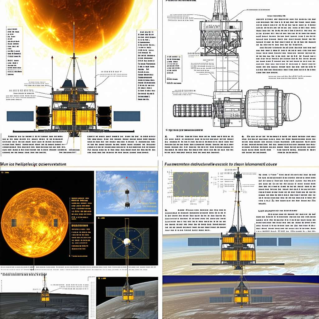 There Are Four Different Diagrams Or Images Of A Space Station