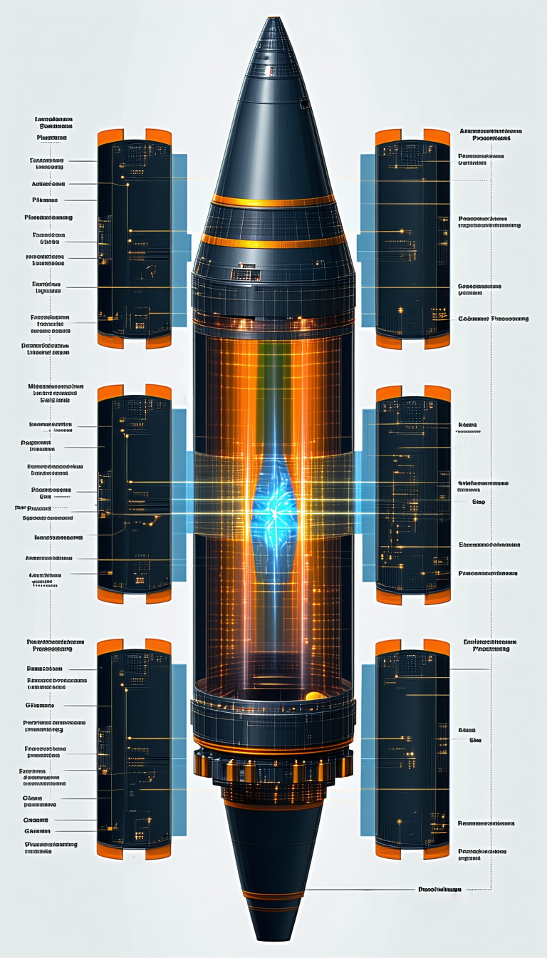 The Image Is A Detailed Diagram Of A Space Shuttle, Showcasing Its Various Components And Functions