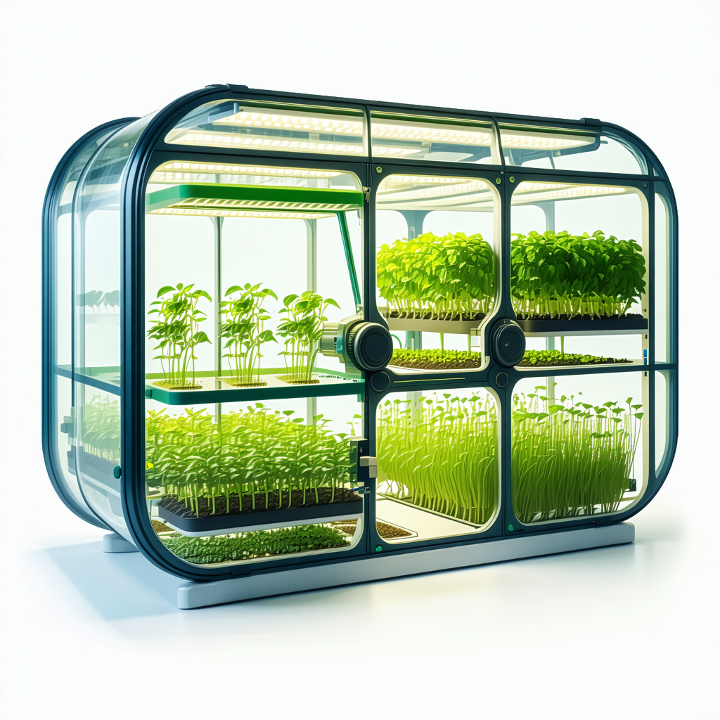 A Large Greenhouse Filled With Various Plants