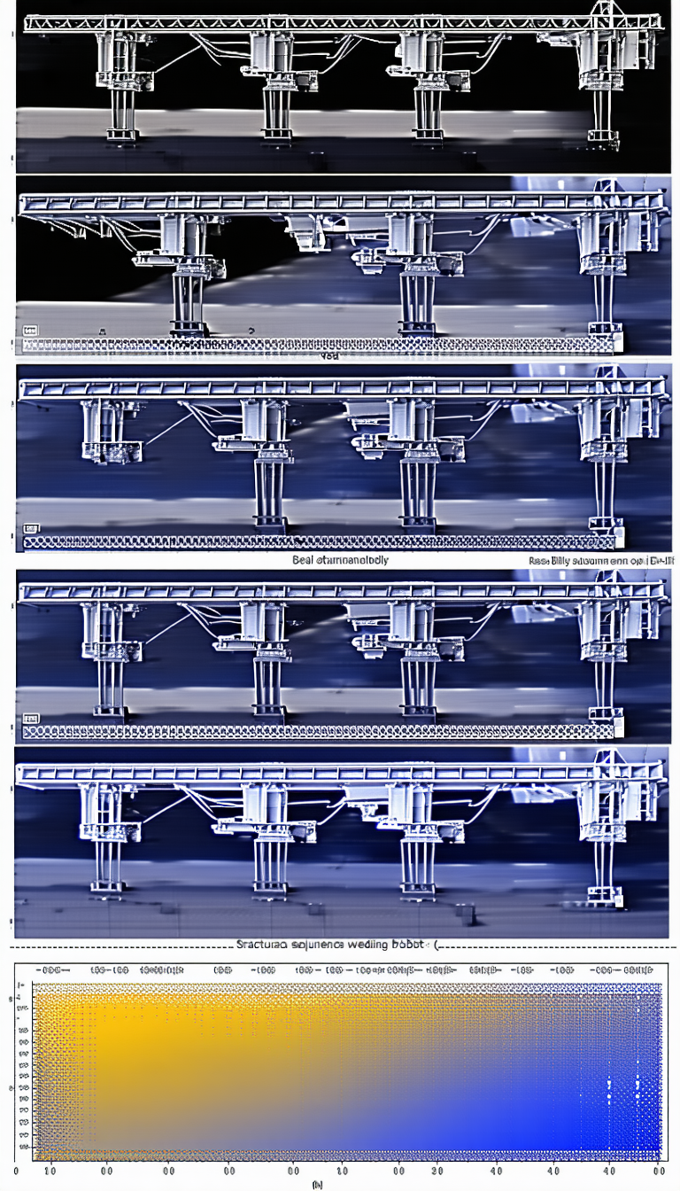 The Image Is A Series Of Three Pictures, Each Showing A Different Perspective Of A Bridge