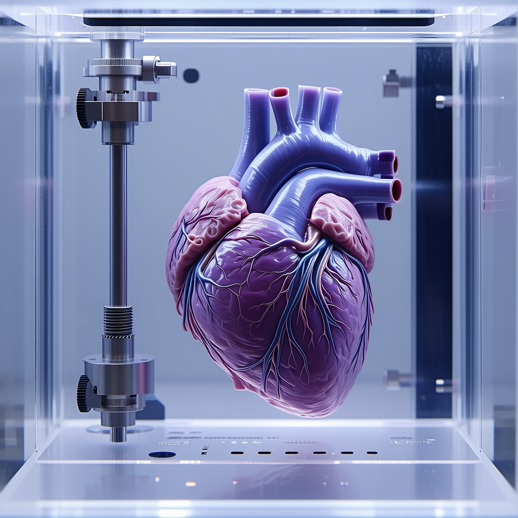 A Heart, Which Is The Central Focus Of The Scene
