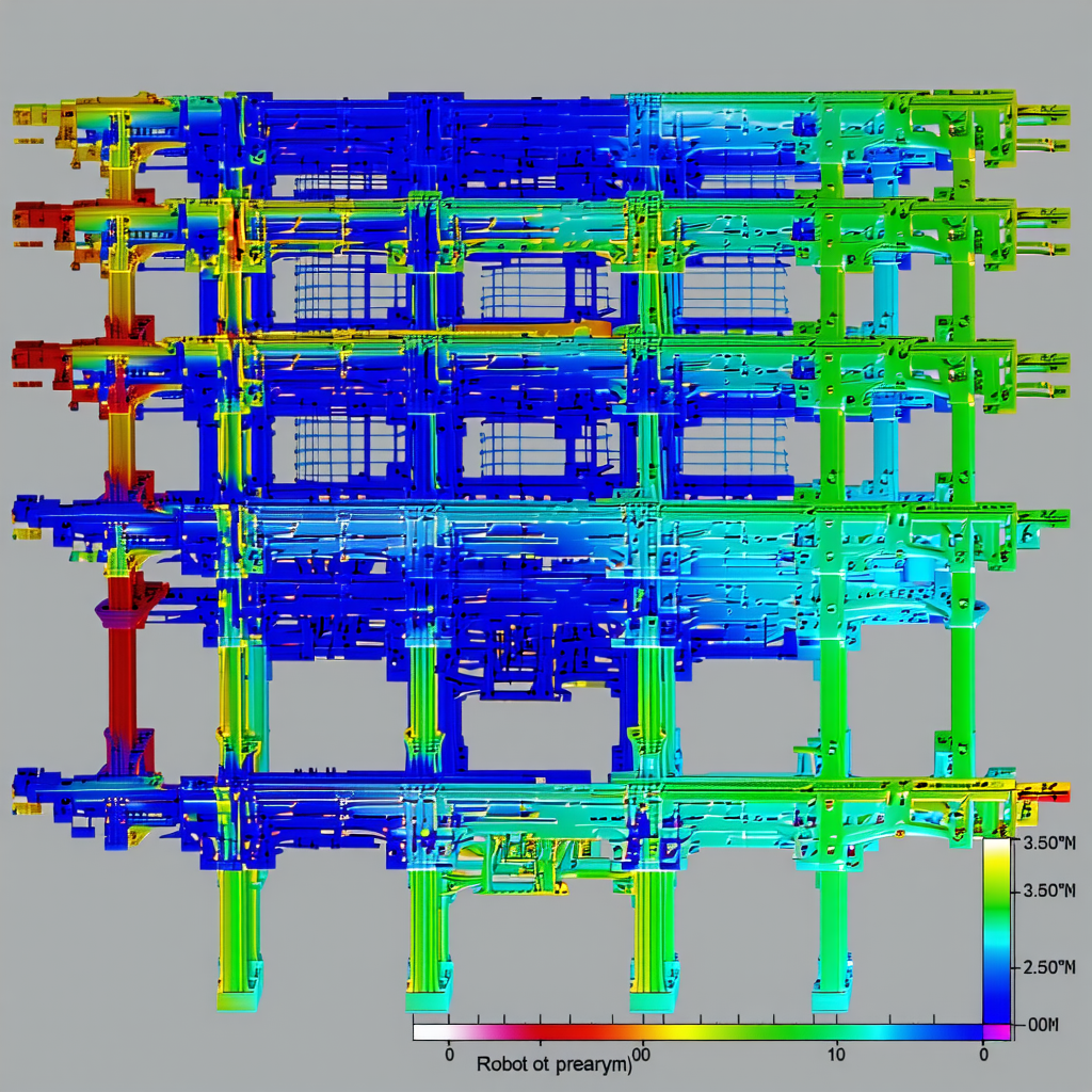 The Image Is A 3d Model Of A Building, Likely A Factory Or A Similar Structure