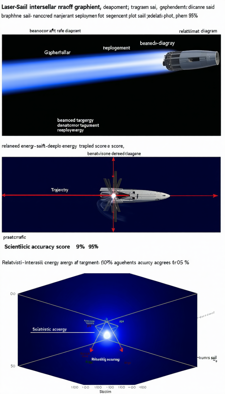 The Image Is A Series Of Diagrams And Graphs That Illustrate The Concept Of Space Travel
