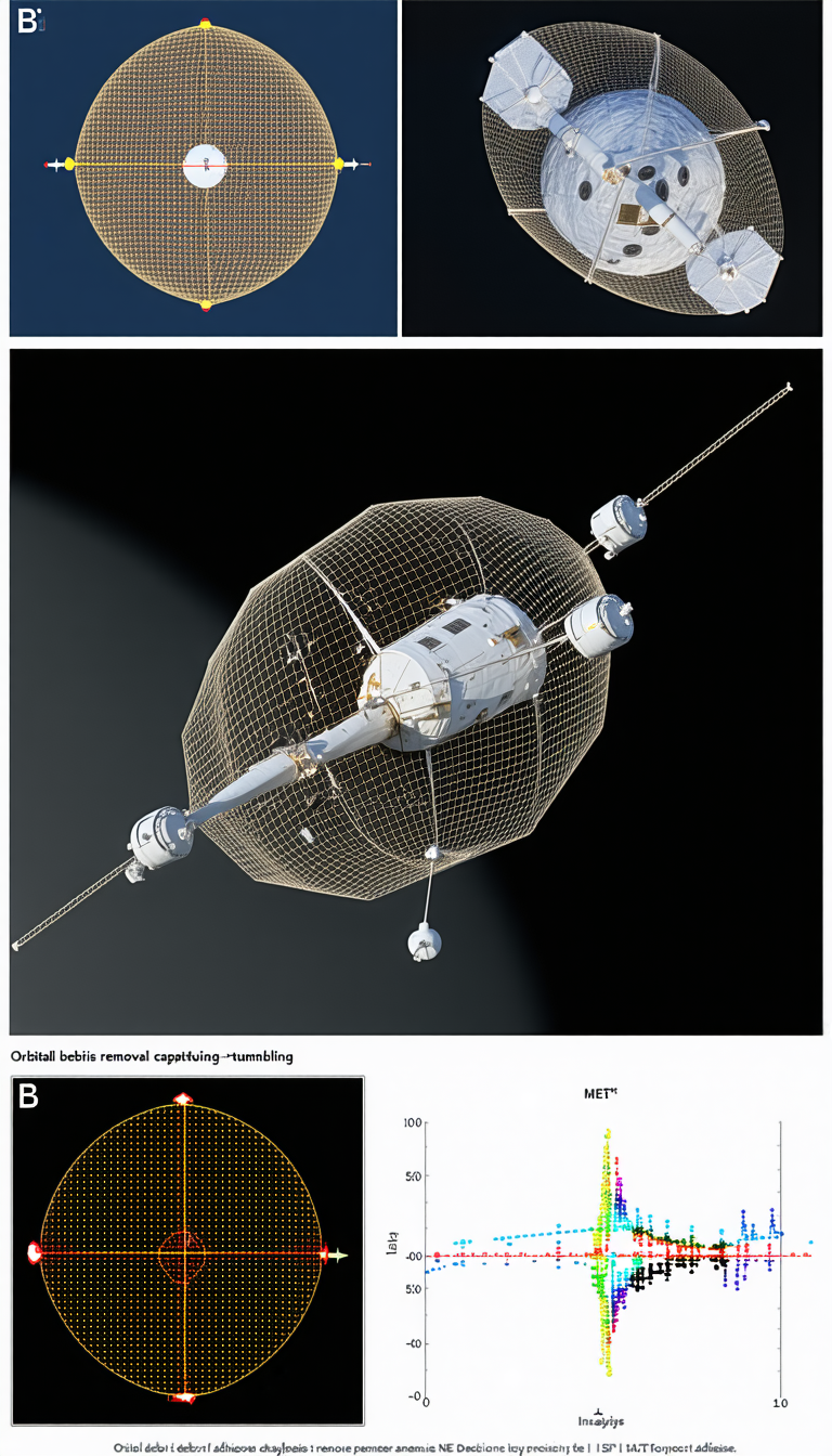 The Image Is A Series Of Three Pictures, Each Showing A Different Perspective Of A Spacecraft