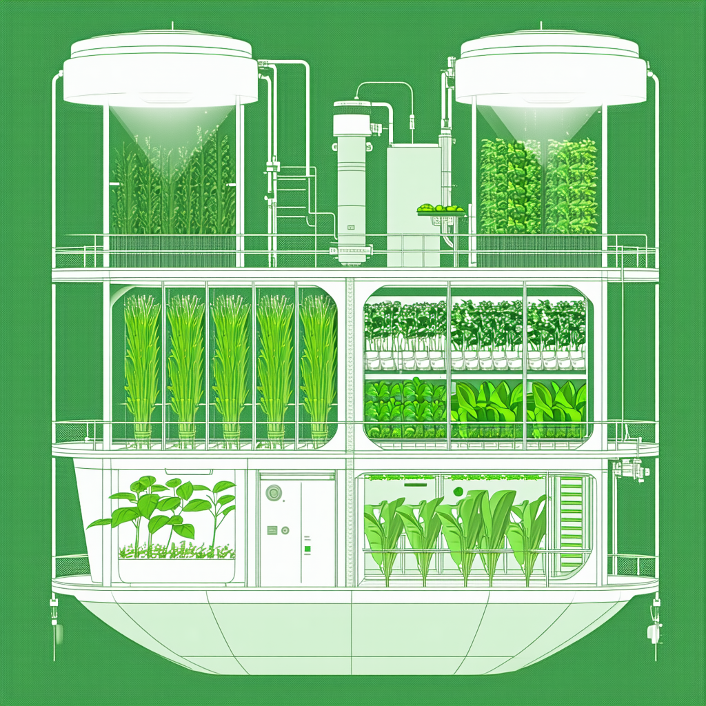 drawing large green structure