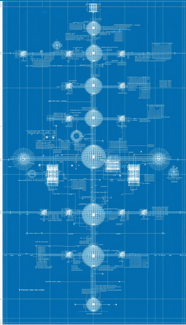 The Image Is A Blueprint Of A Building, Likely A Factory Or A Similar Facility
