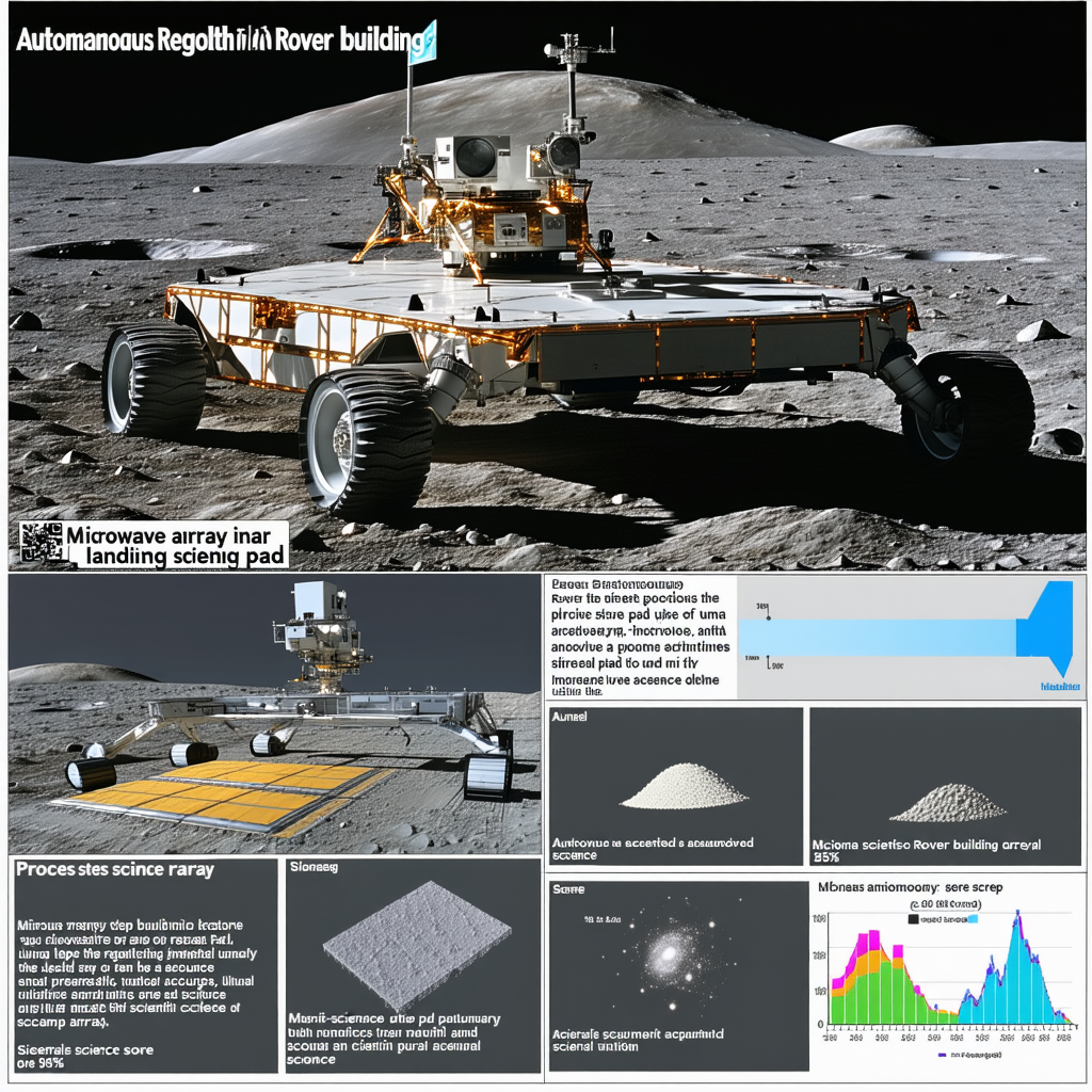 The Image Is A Collection Of Pictures And Text Describing A Rover Vehicle
