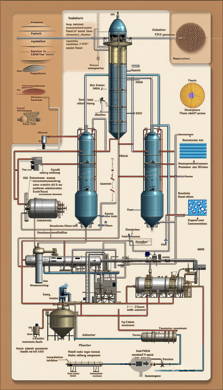 detailed diagram chemical plant