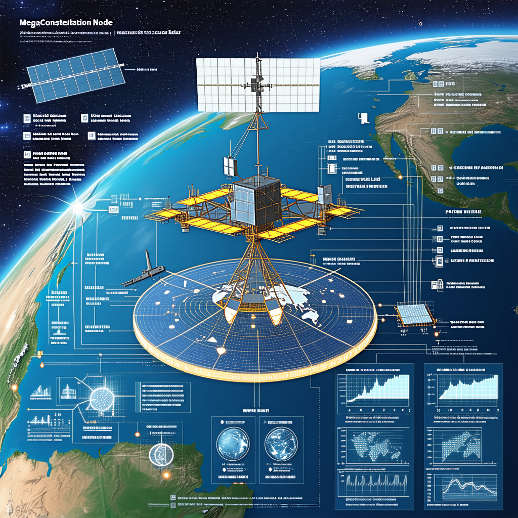 poster that large space station