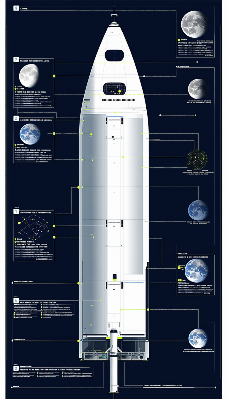 A Large Poster Is Displayed, Showing A Space Shuttle And Its Various Parts