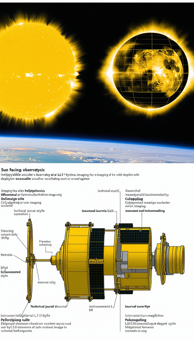 The Image Is A Diagram Showing The Relationship Between The Sun, Earth, And A Spacecraft