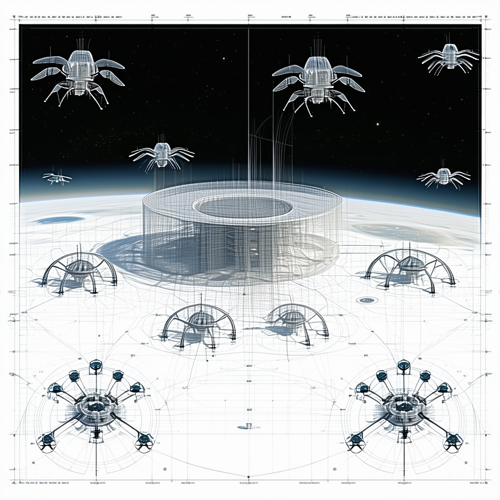 In The Image, There Is A Large, Futuristic Building With A Dome-shaped Structure