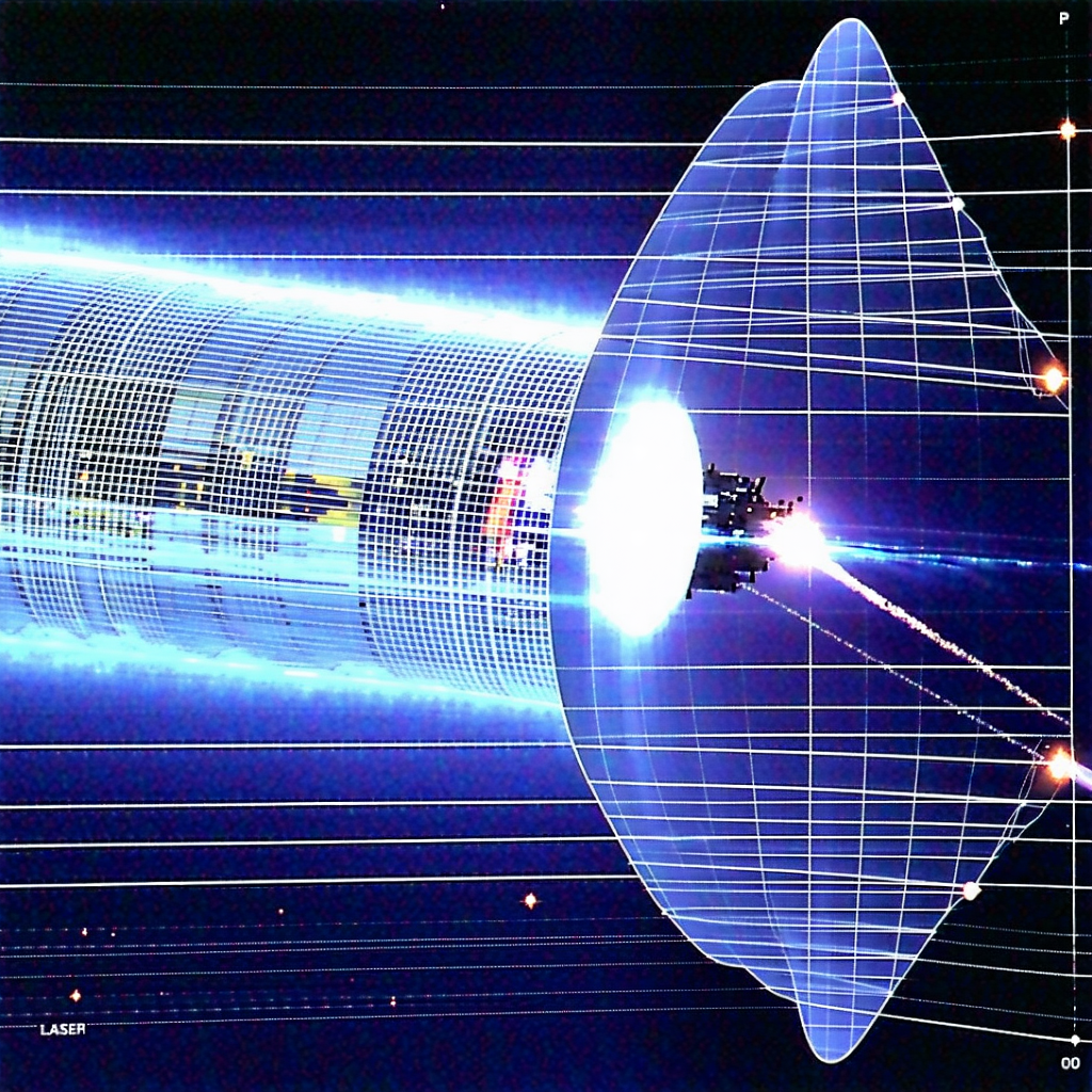 spacecraft shown close-up view