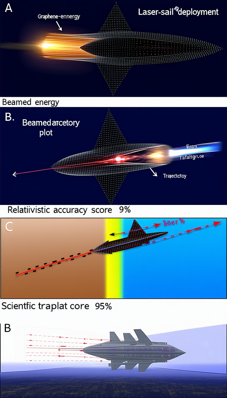 The Image Is A Graphic Representation Of A Beam Of Light Passing Through A Tractor Beam