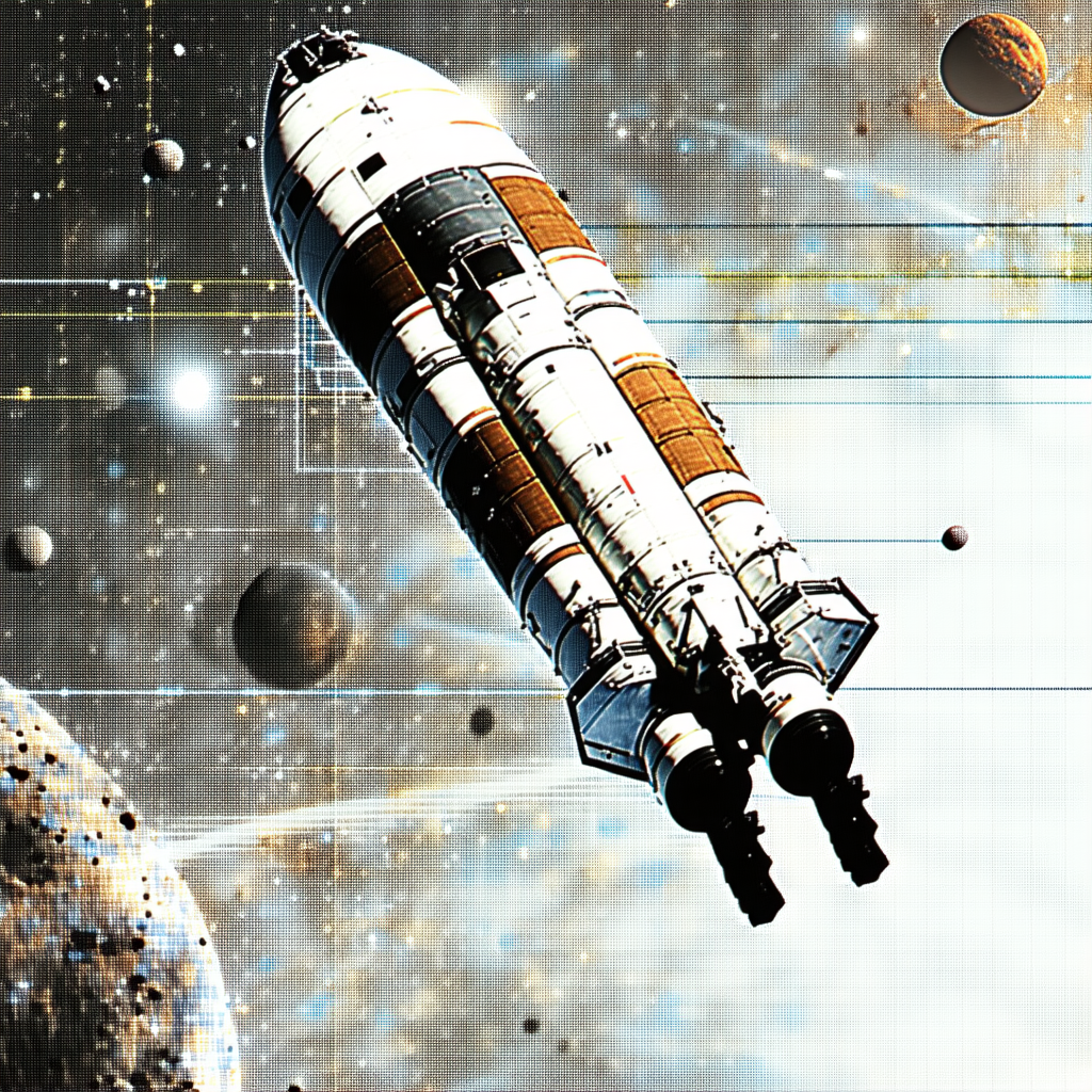 image, there space shuttle flying