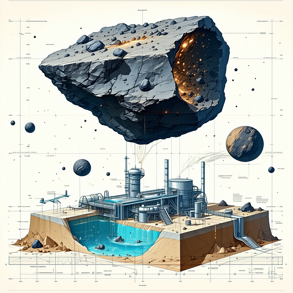In The Image, There Is A Large Rock With A Hole In The Middle, Surrounded By Smaller Rocks