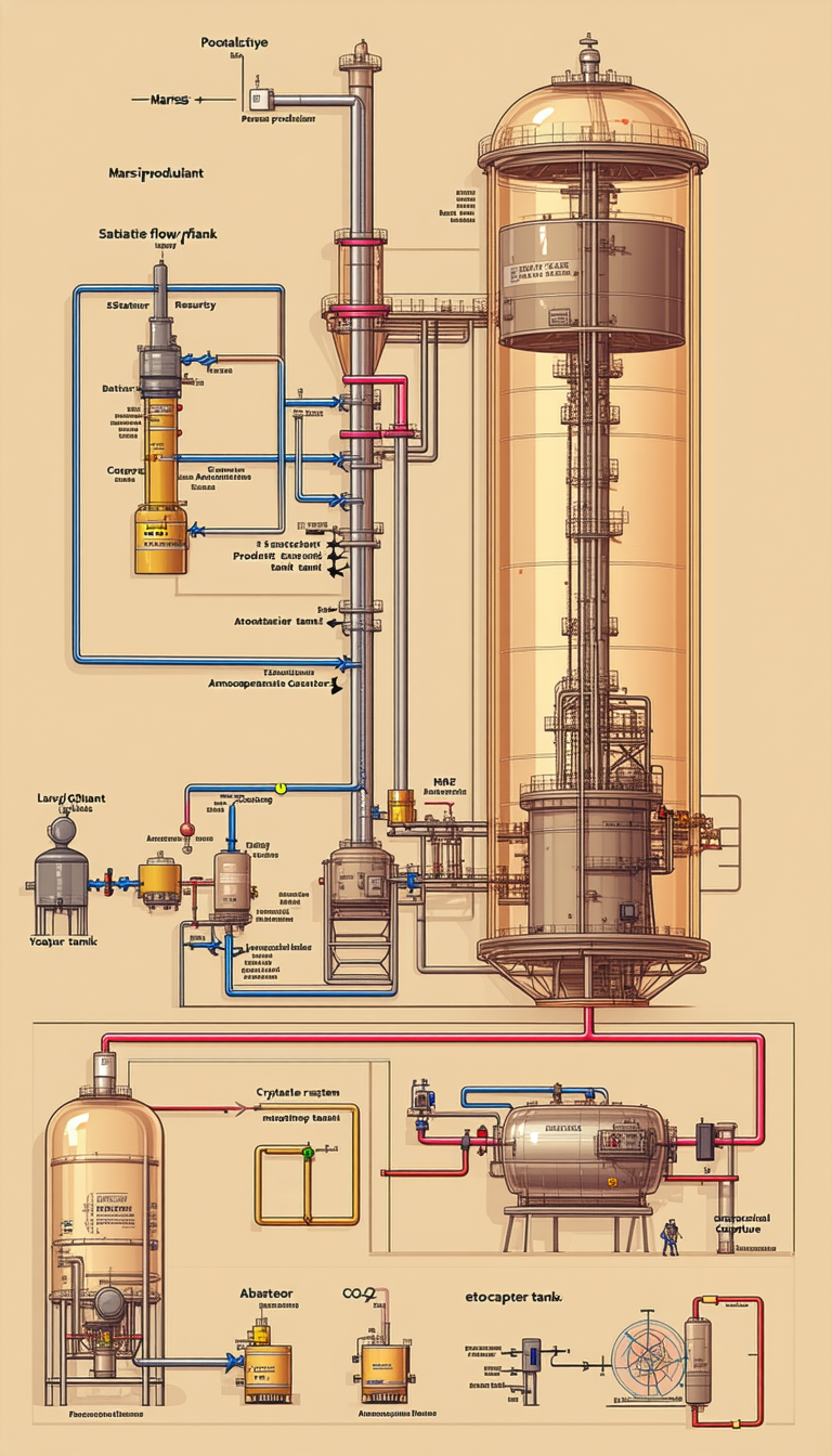 detailed diagram chemical plant