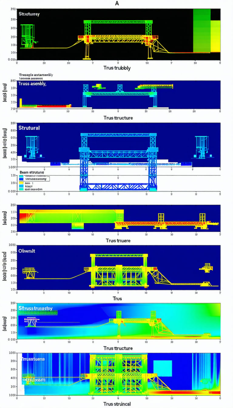 The Image Is A Series Of Three Diagrams, Each Showing A Different Perspective Of A Large Structure