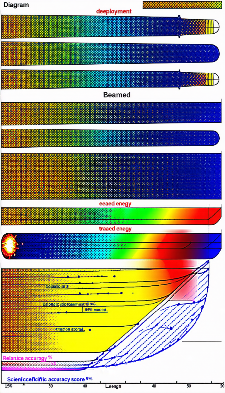 The Image Is A Graphic Representation Of The Energy Distribution Of A Beam Of Light