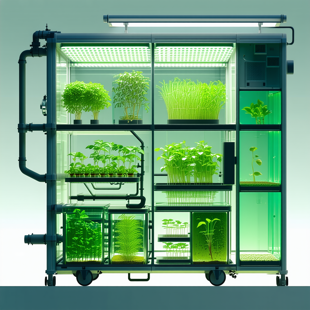 A Large Greenhouse Filled With Various Plants