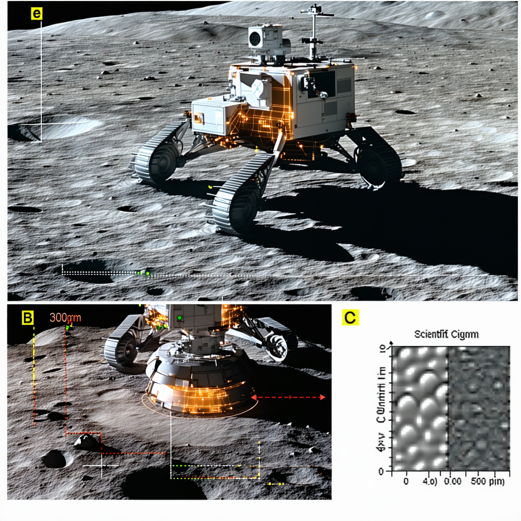 A Robotic Vehicle, Possibly A Rover, On A Rocky Surface