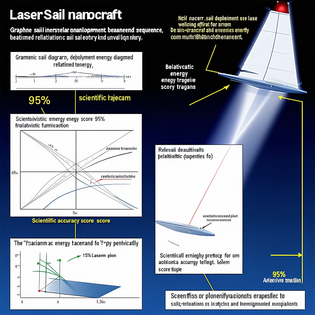 The Image Is A Poster That Explains The Concept Of Laser Sail Nano Craft