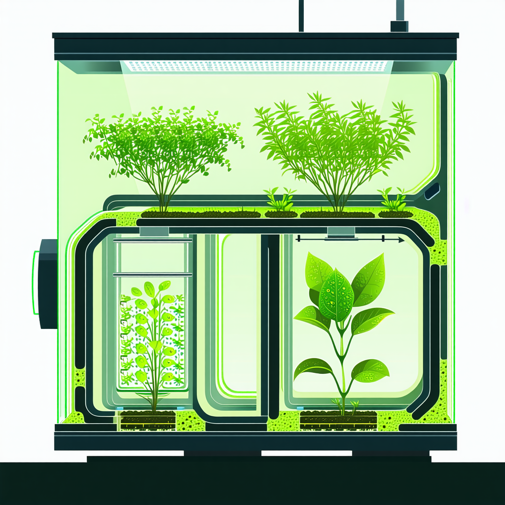 In The Image, There Is A Greenhouse With A Variety Of Plants Inside