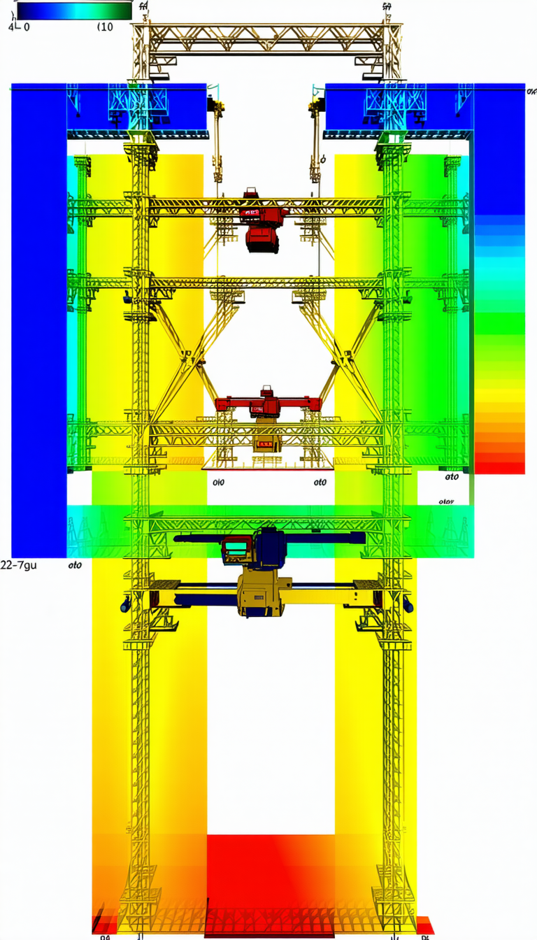 A Large Crane Is Shown In A Computer-generated Image