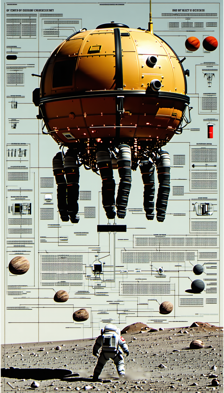 detailed diagram spacecraft
