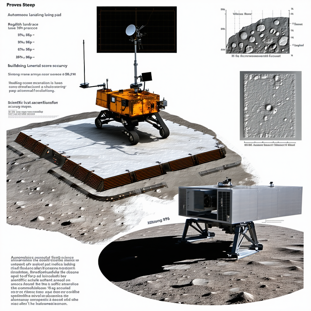 The Image Is A Poster That Features A Rover On The Surface Of Mars