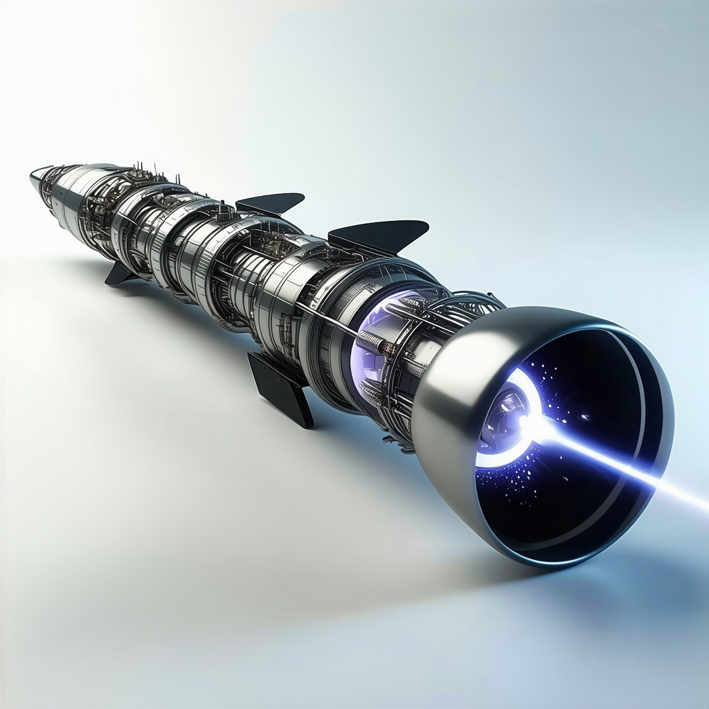 A Large, Silver, And Black Spacecraft Is Shown In A Close-up View
