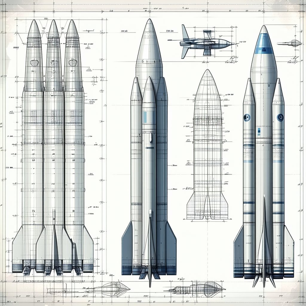 A Drawing Of A Rocket Ship Is Displayed On A Piece Of Paper