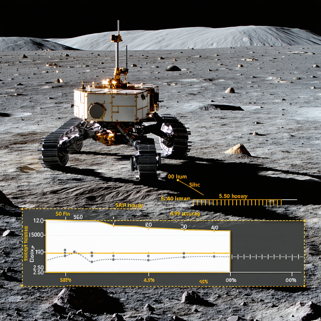 A Small Robotic Vehicle, Possibly A Rover, On The Surface Of A Planet