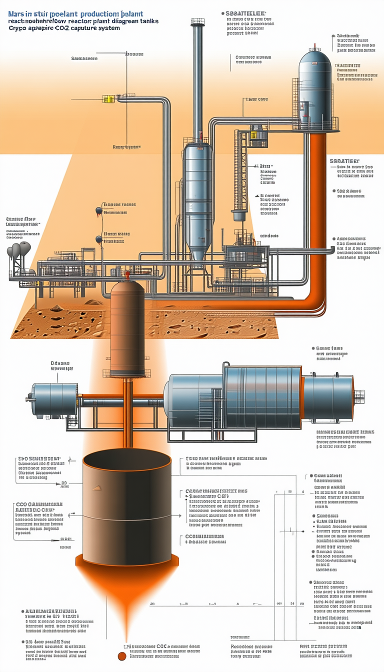diagram refinery, showing various components