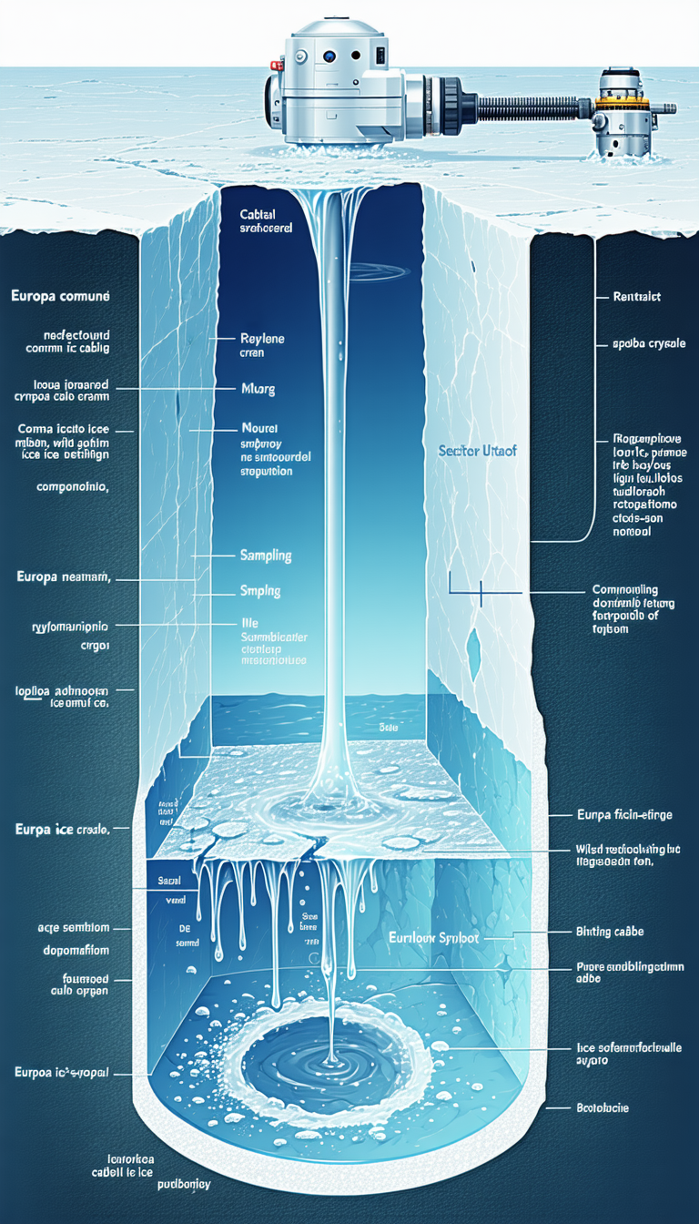 The Image Is A Diagram Of A Large Iceberg, Showing The Various Layers And Structures Within It