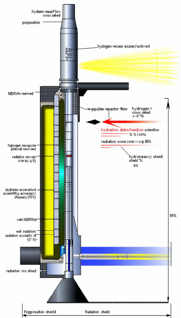 The Image Is A Diagram Of A Nuclear Reactor, Showing The Various Components And Processes Involved