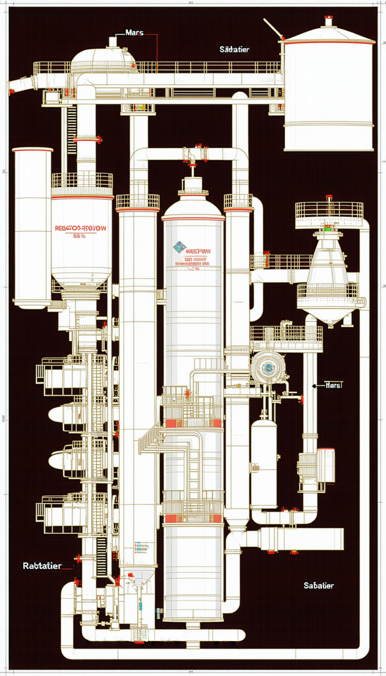detailed drawing chemical plant