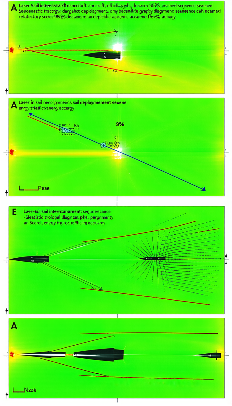 The Image Is A Graphic Representation Of A Laser Beam And Its Interaction With A Medium