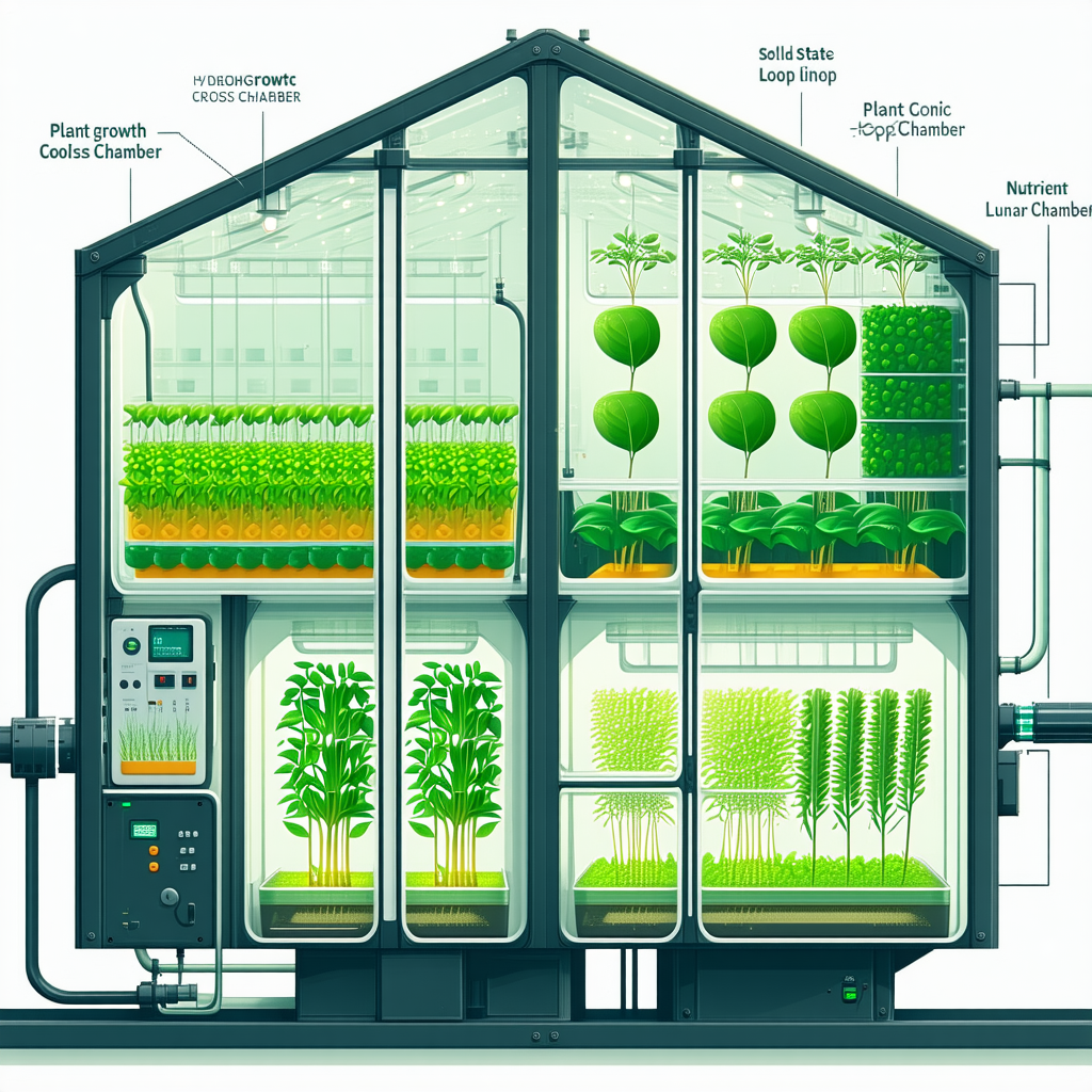 A Large, Multi-layered Greenhouse Filled With Various Plants