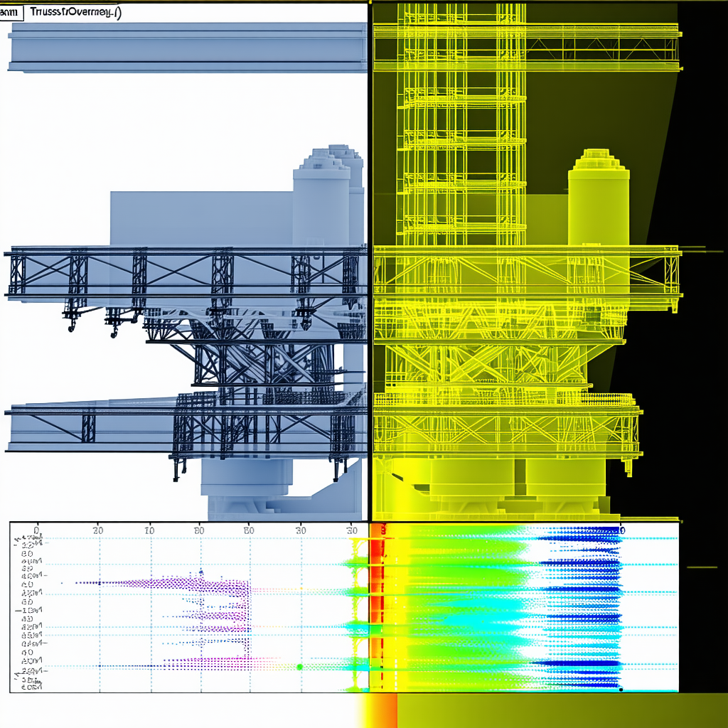 The Image Is A 3d Model Of A Large Industrial Structure, Possibly A Refinery Or A Factory