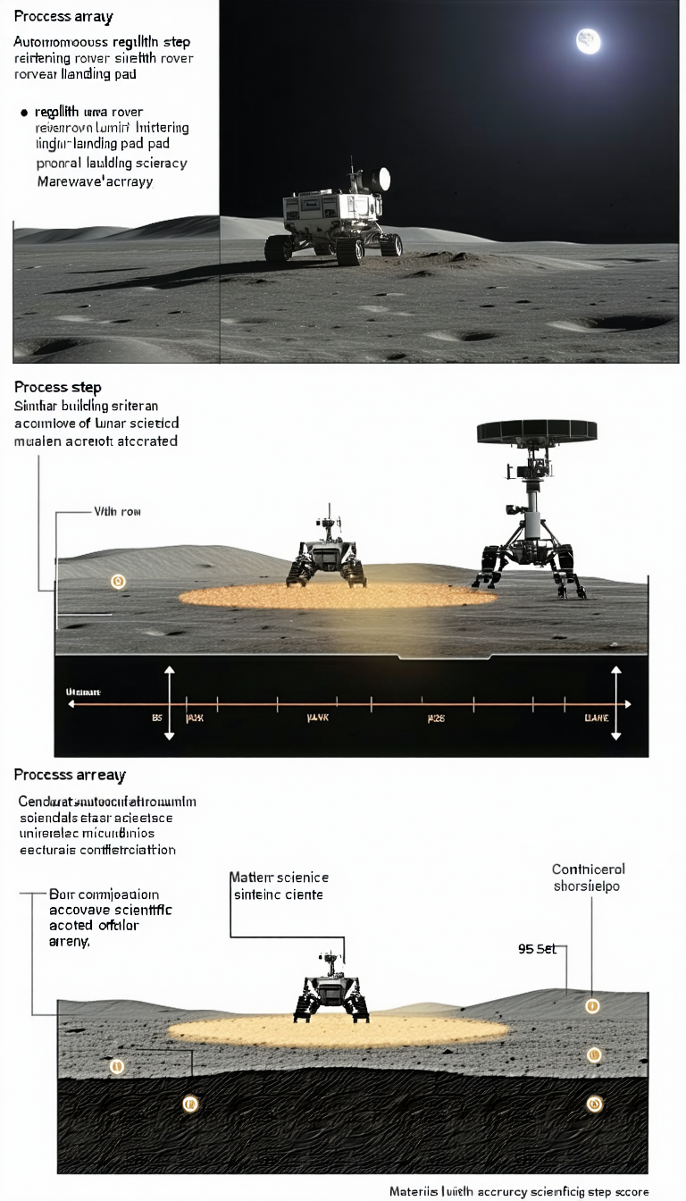 The Image Is A Diagram Showing The Process Of Building A Rover On Mars
