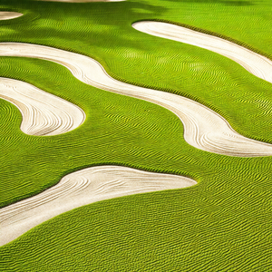 Lush green golf course with a variety of holes