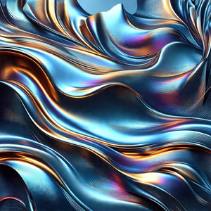 Large, colorful, and intricate sculpture of a wave