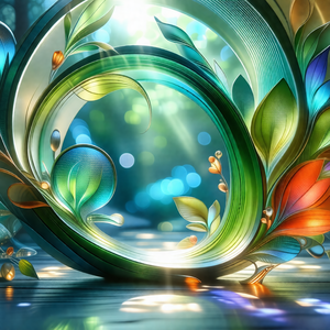 Large, colorful, and intricate design that resembles a fl...