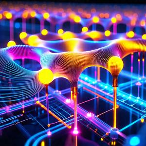 Close-up of a computer circuit board with a multitude of ...