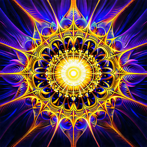 Vibrant and colorful sunflower, with its bright yellow ce...
